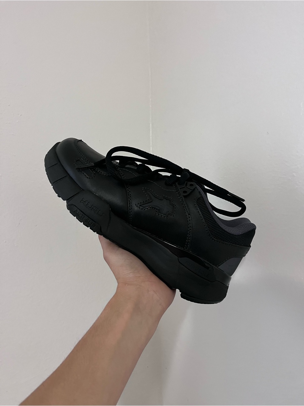 KURU Kinetic 2 Women’s Black Anti-slip Shoes Size 6.5 Wide Orthopedic Shoes